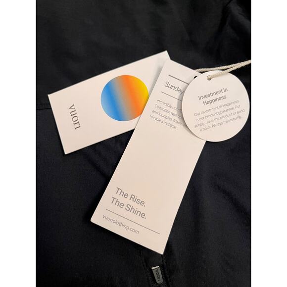 VUORI Sunday Element Jacket Men's SZ M in Classic Black NWT - Picture 7 of 9